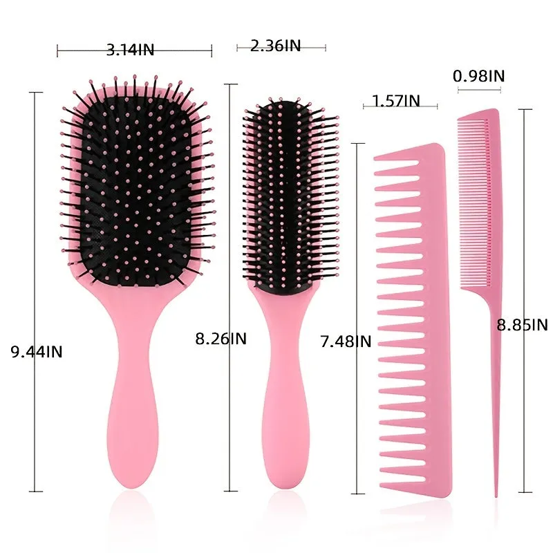 Detangling Hair Brush Set
