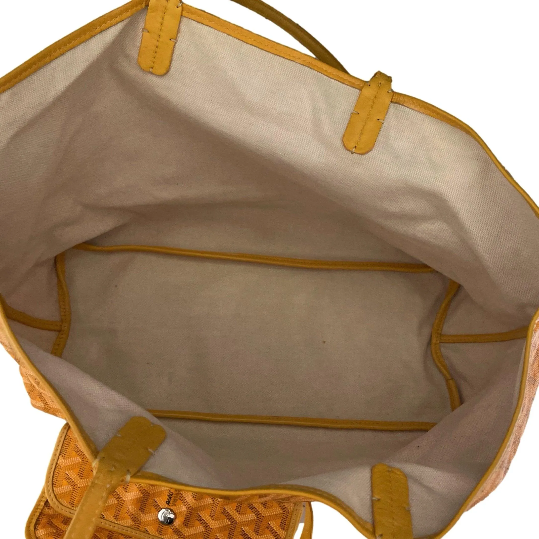 Goyard Yellow Monogram Tote