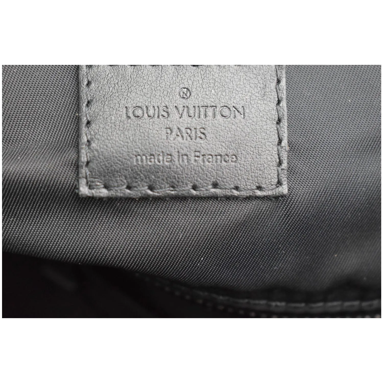 LOUIS VUITTON Christopher PM Camouflage Nylon Monogram Backpack Bag Black
