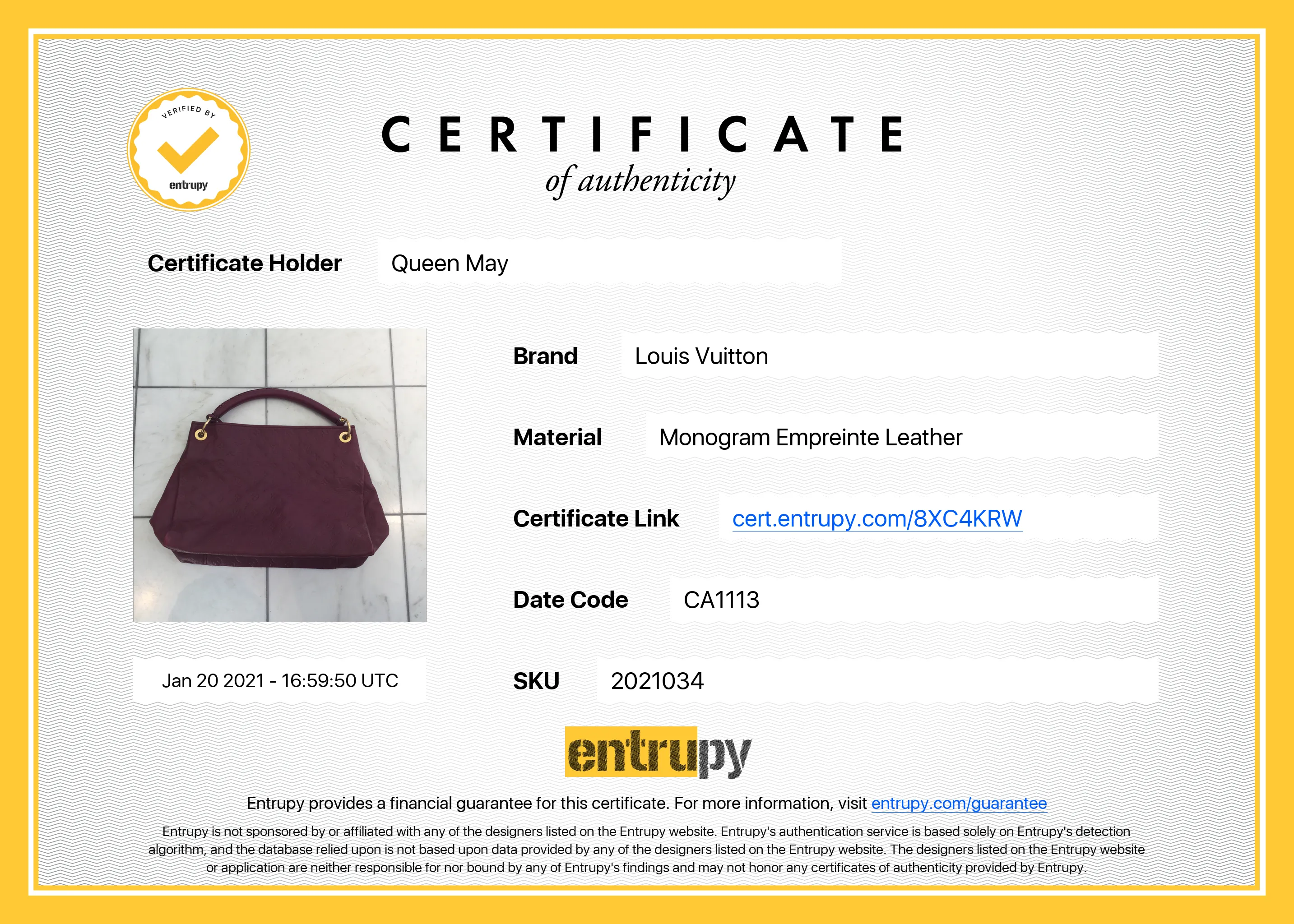 Louis Vuitton Empreinte Artsy MM