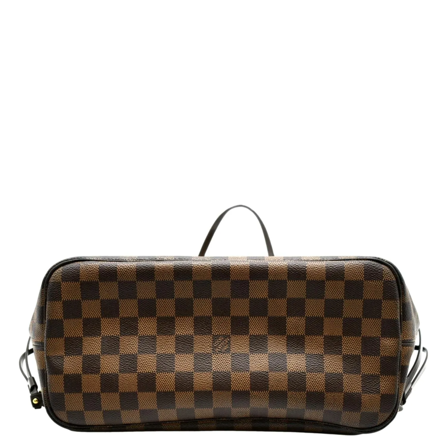 LOUIS VUITTON Neverfull MM Damier Ebene Tote Bag Brown