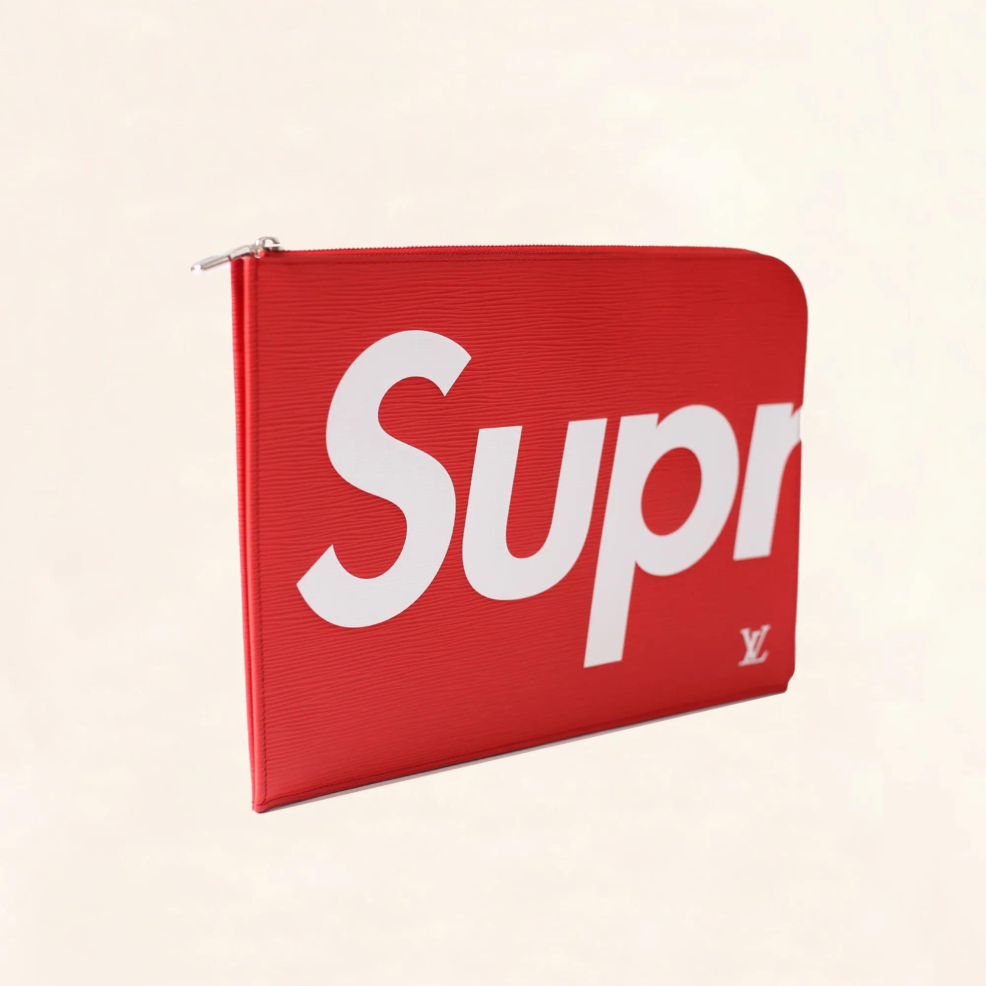 Louis Vuitton Supreme Red Epi Pochette Jour GM