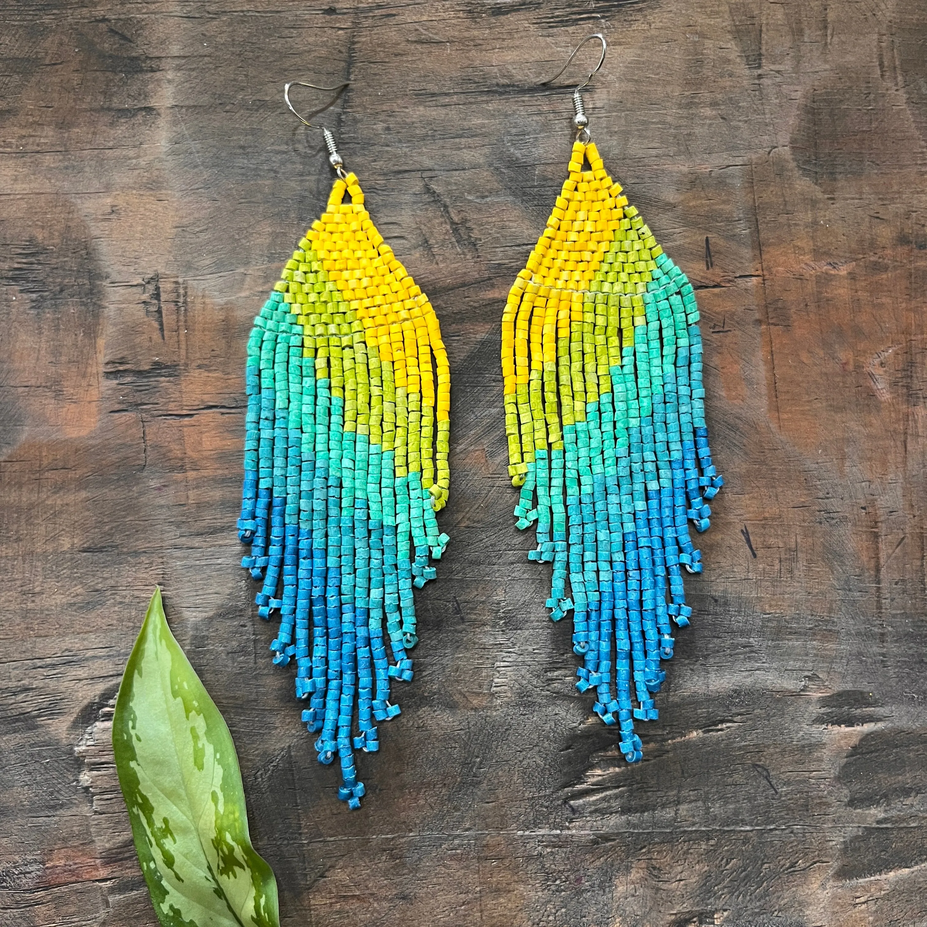 Natural Stone Earrings in Symmetrical Design