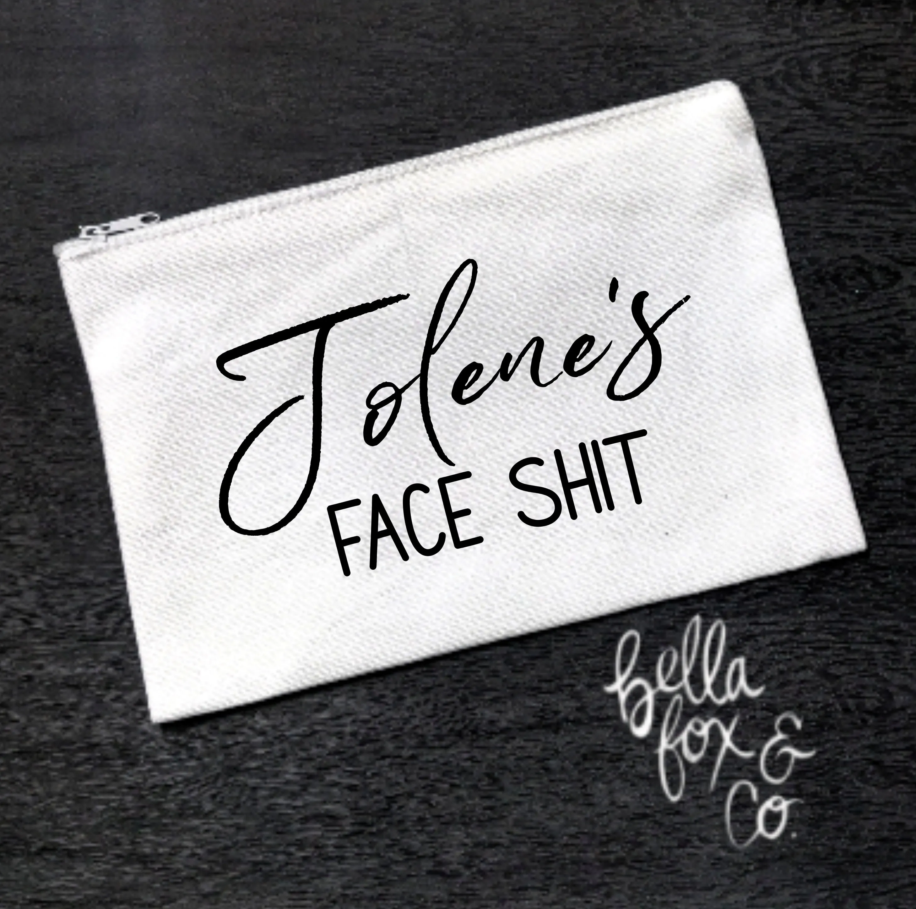 Personalized Custom Name Makeup Bag