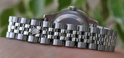 ROLEX LADIES DATEJUST WATCH DIAMOND DIAL BEZEL