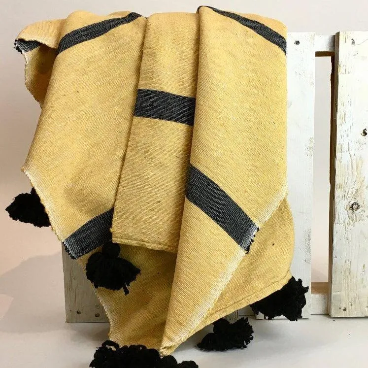 Sahara Handwoven Moroccan Throw