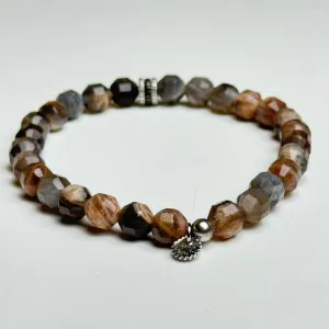 Shiny Black & Brown Moonstone