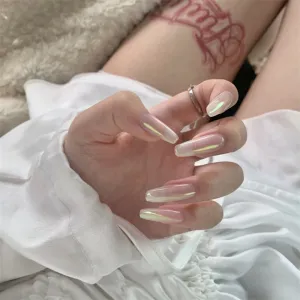 Short coffin Pearl white