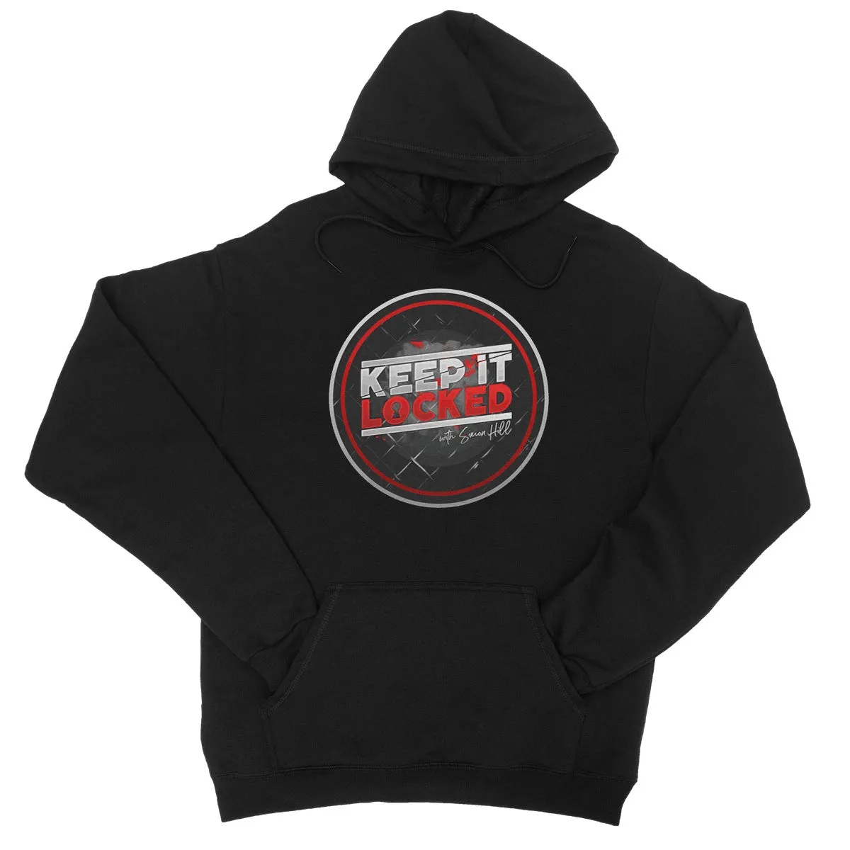 Simon Hill Keep It Locked Circle Logo V2 College Hoodie