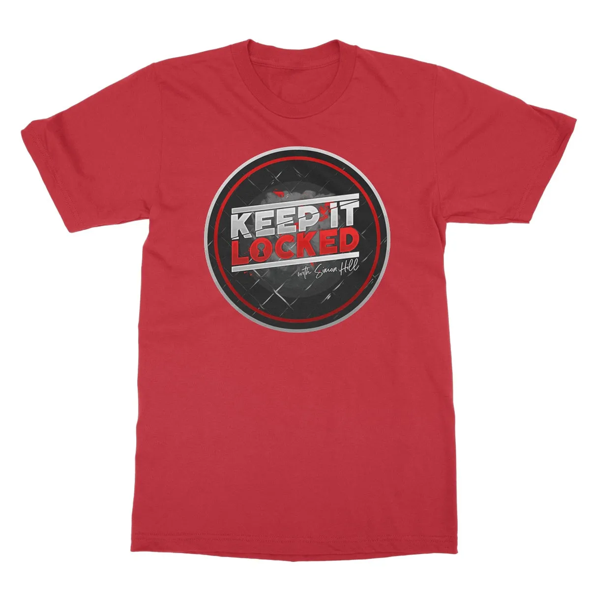 Simon Hill Keep It Locked Circle Logo V2 Softstyle T-Shirt