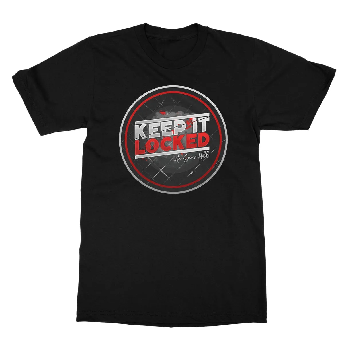 Simon Hill Keep It Locked Circle Logo V2 Softstyle T-Shirt