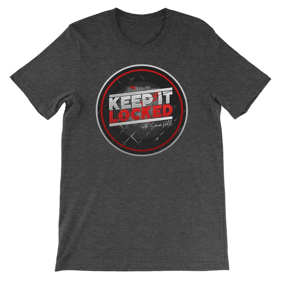 Simon Hill Keep It Locked Circle Logo V2 Unisex Short Sleeve T-Shirt