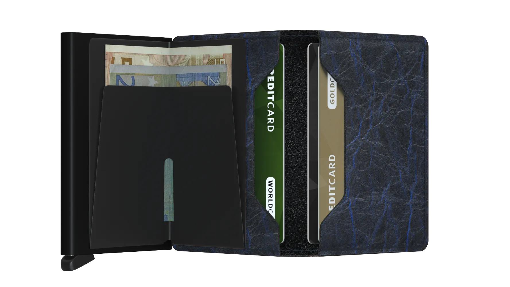 Slimwallet Crunch Blue RFID Secure